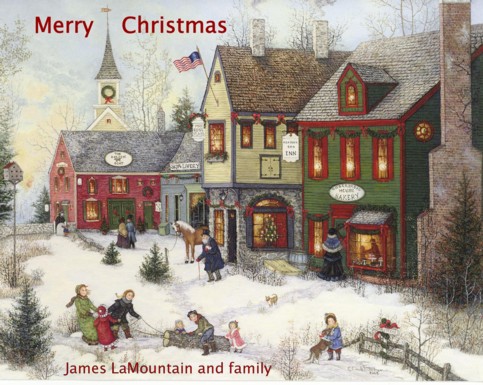 LaMountain Christmas card