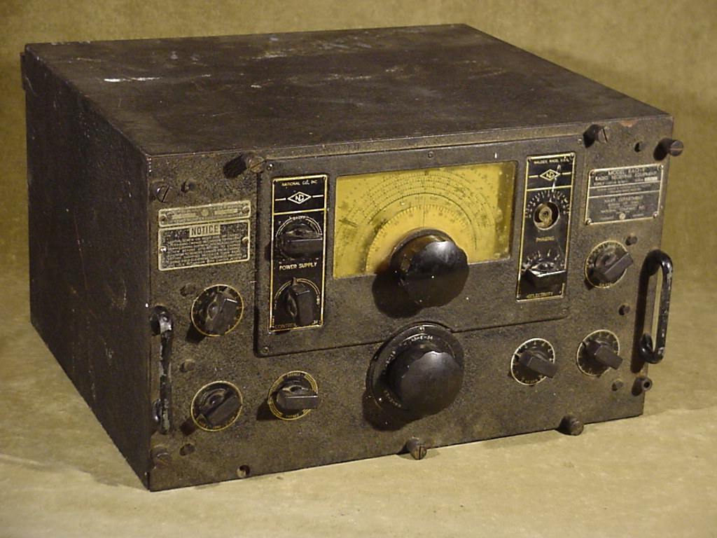 WWII AREA NAVY SHIP NATIONAL TUBE RECEIVER MOD RAO-9 submarine radio ...