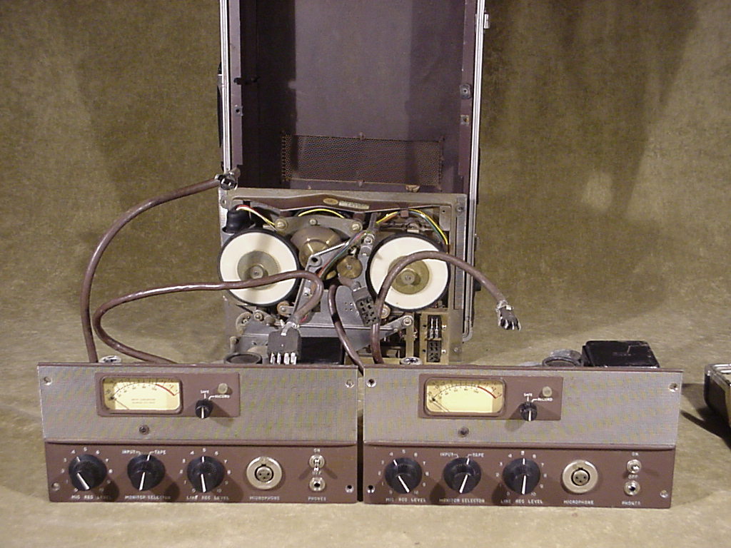 AMPEX 602 stereo portable TAPE RECORDER w. Vacuum Tube Mic Guitar Pre ...