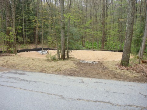 Stormwater Management facility on intersection of Mashapaug and Sand Hill Road