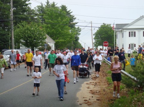 Everybody is moving to the start line on Sand Hill Road.